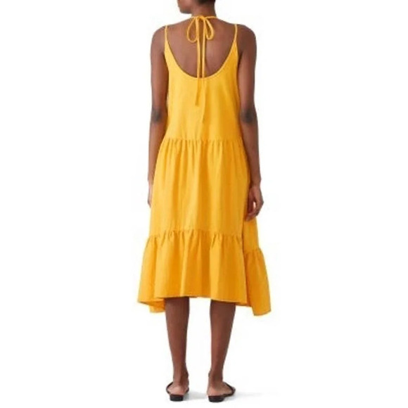 M.i.h. Jeans Yellow Lita Midi Dress - Picture 2 of 9